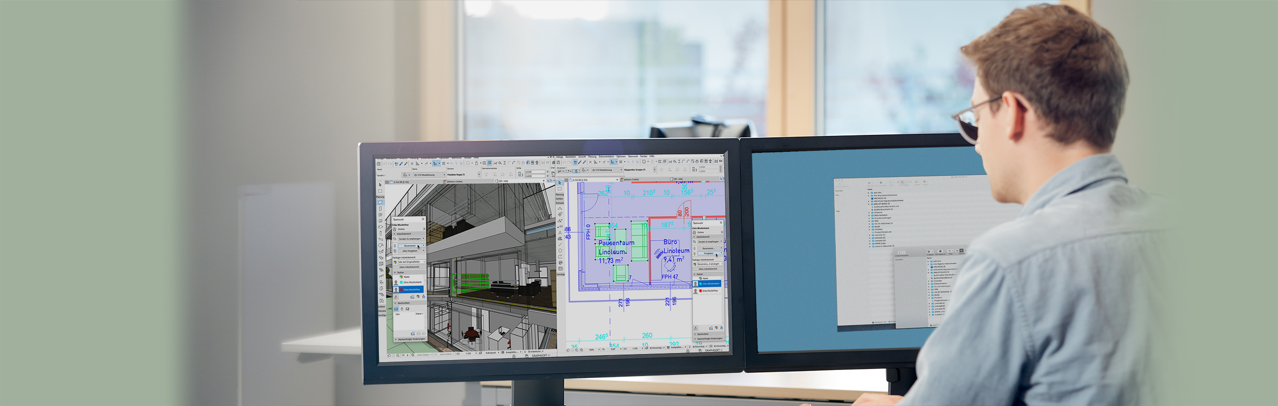 Monitor mit BIMcloud