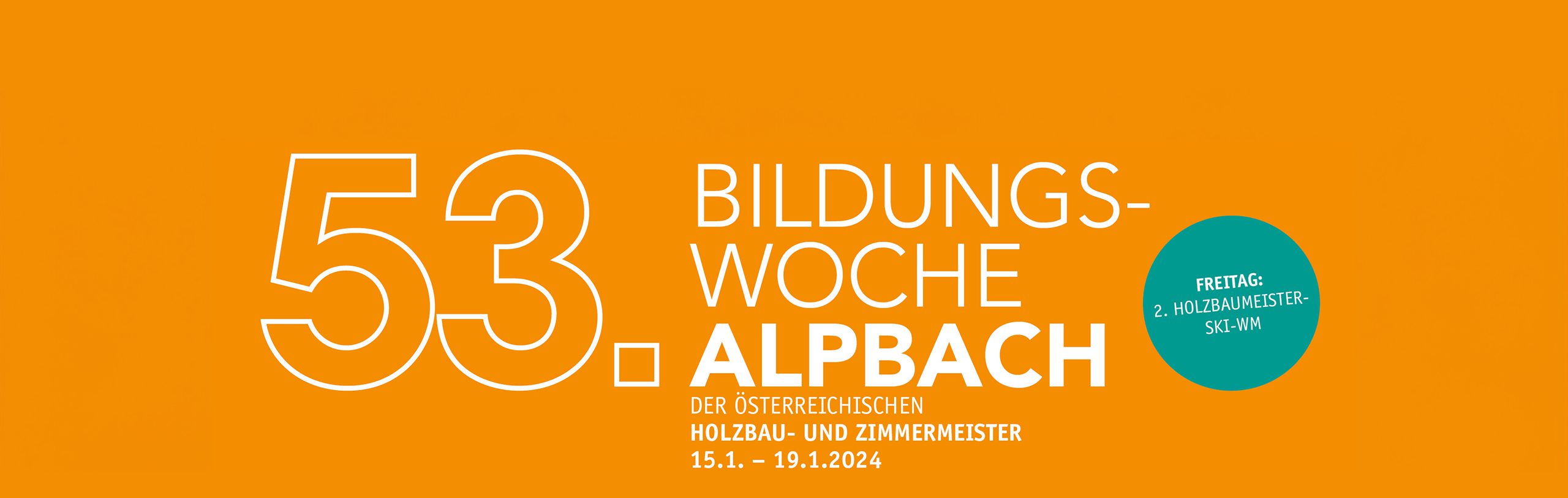 Banner-Bildungswoche AlpbachBB