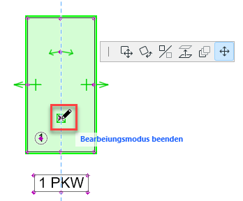 A0_Parkplatz_Bearbeitungsmodus beenden