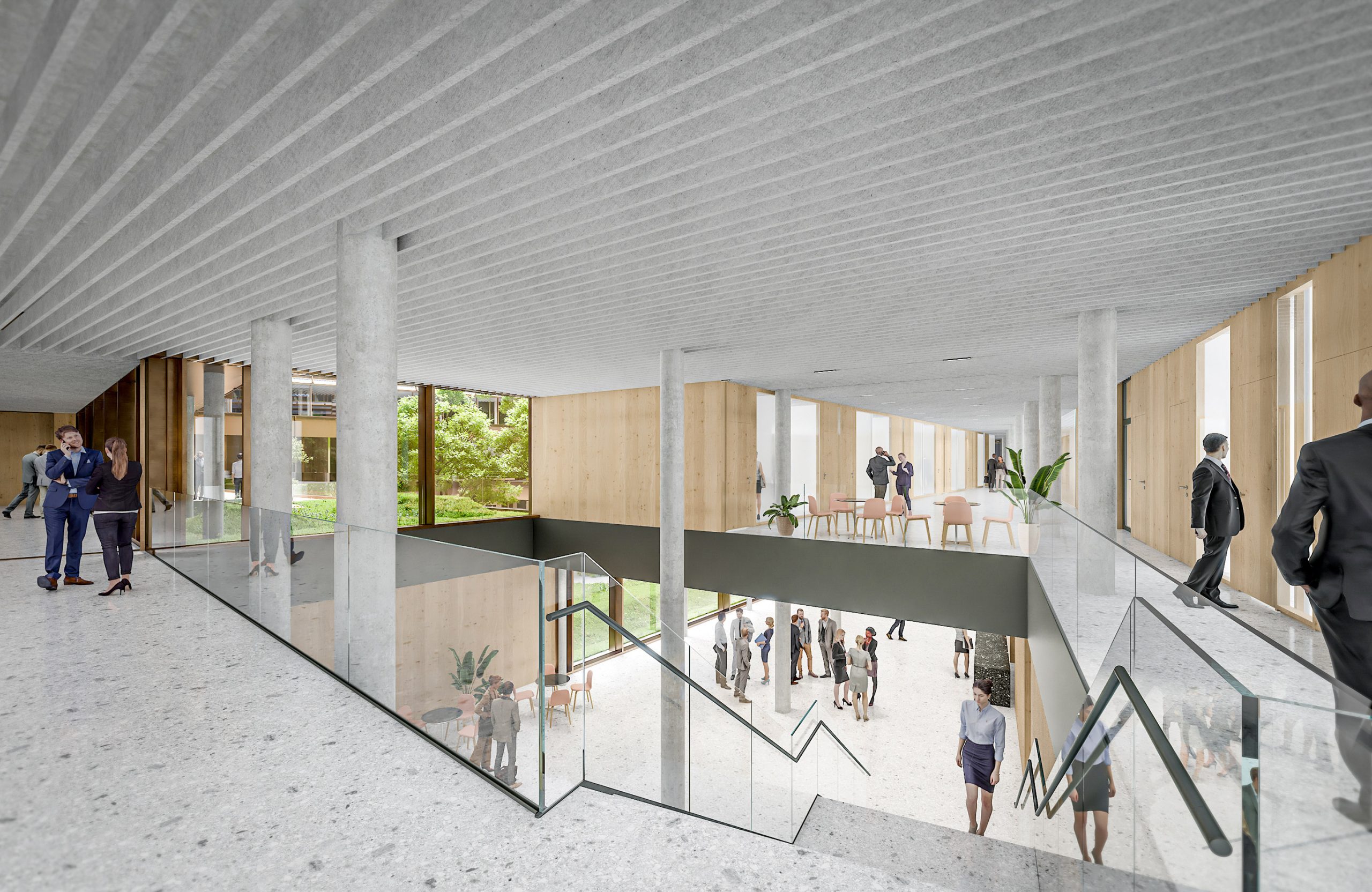 LDZ Rendering Stiegen von oben