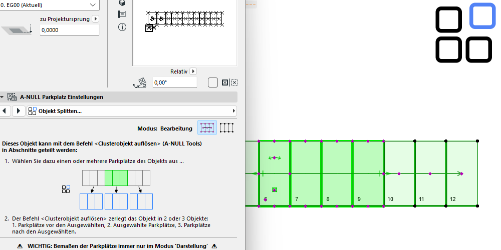 Clusterobjekt auflösen 2